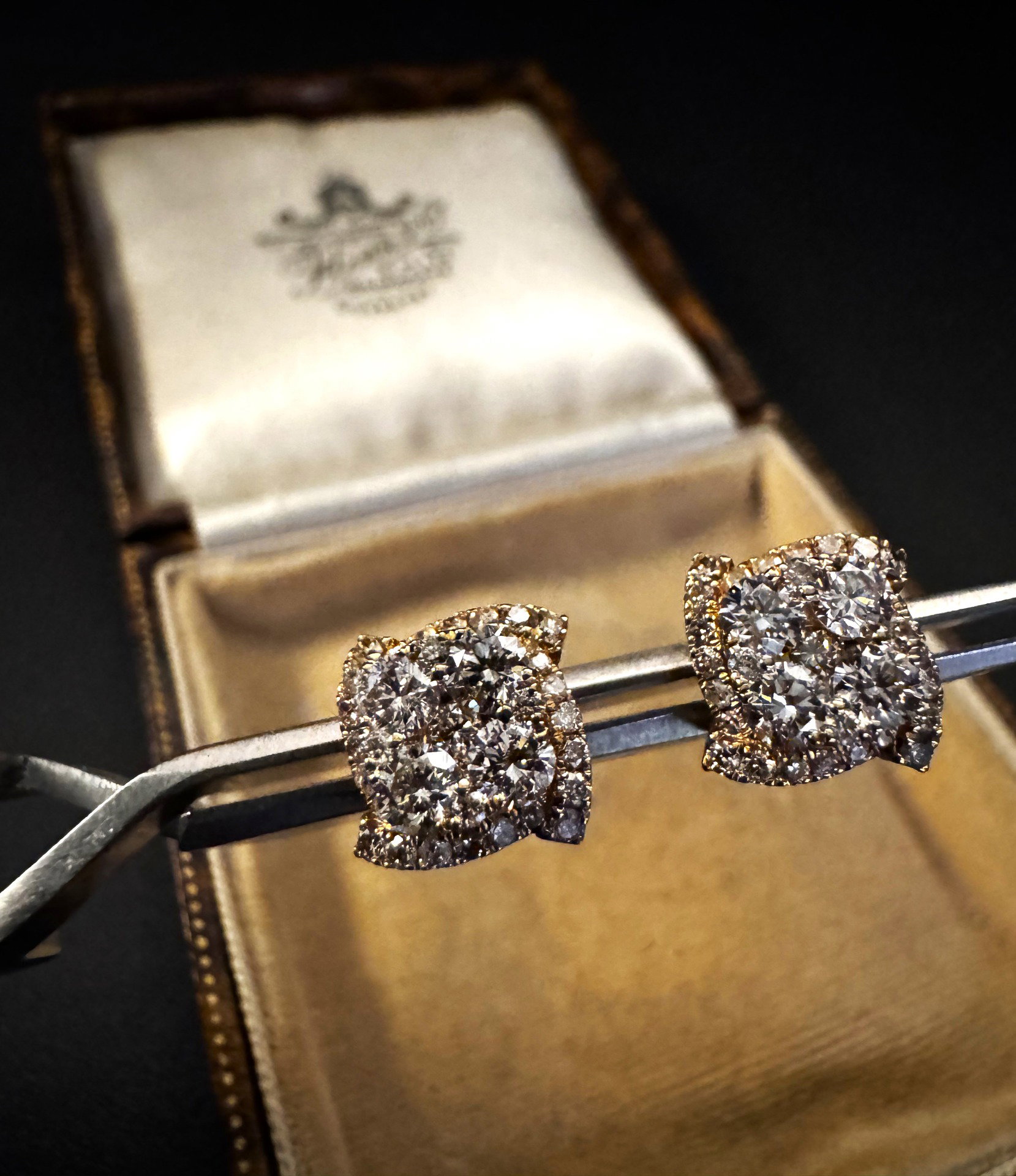 Pendientes con Diamantes